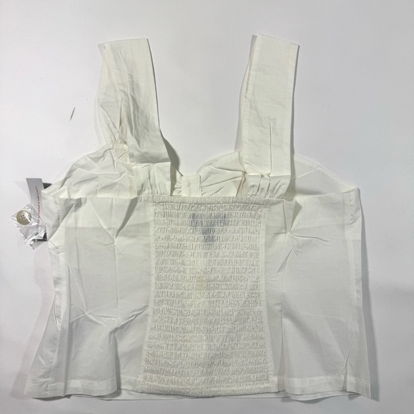 New ModCloth Serene Serenade Tank Top White Size 16W - Picture 3 of 7